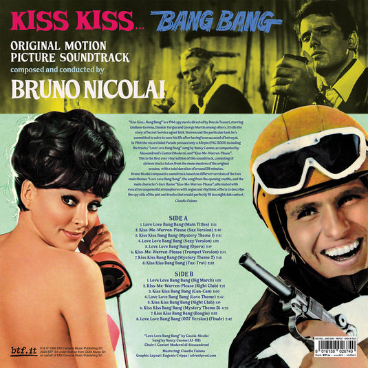 Bruno Nicolai - Kiss Kiss… Bang Bang OST LP (2025 RSD Unofficial Release)