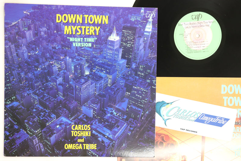 Load image into Gallery viewer, Carlos Toshiki &amp; Omega Tribe - Down Town Mystery Night Time Version LP (Used)
