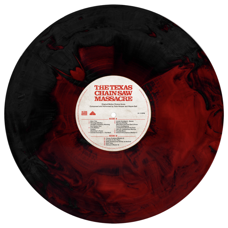 Load image into Gallery viewer, Tobe Hooper and Wayne Bell The Texas Chainsaw Massacre - Original Motion Picture Score (1974) LP (Pre-Order)
