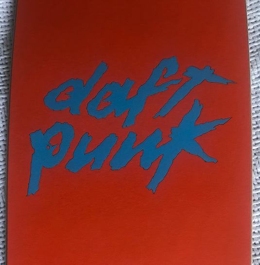 Daft Punk Hervet Manufacturier Orange Skate Deck - 13/50 Only 50 Made!!!