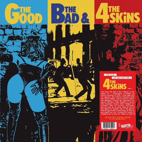 The 4 Skins - The Good, The Bad and The 4 Skins LP (Yellow Vinyl)