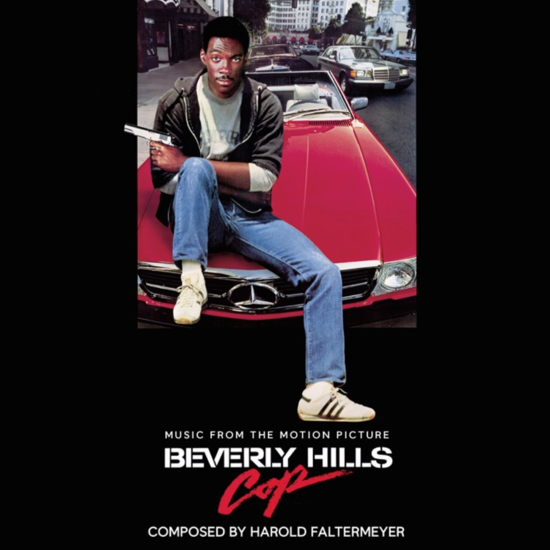 Load image into Gallery viewer, Harold Faltermeyer - Beverly Hills Cop LP (Red White Blue Swirl - Ltd. to 500)
