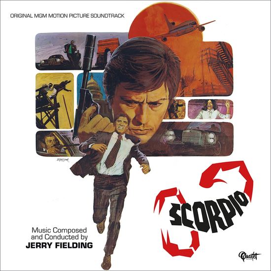 Jerry Fielding - Scorpio LP (Red Vinyl - Ltd. to 500)