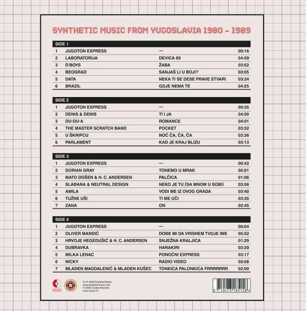 Load image into Gallery viewer, Various Artists - Electronic Jugoton Vol 1 - Synthetic Music From Yugoslavia 1980-1989

