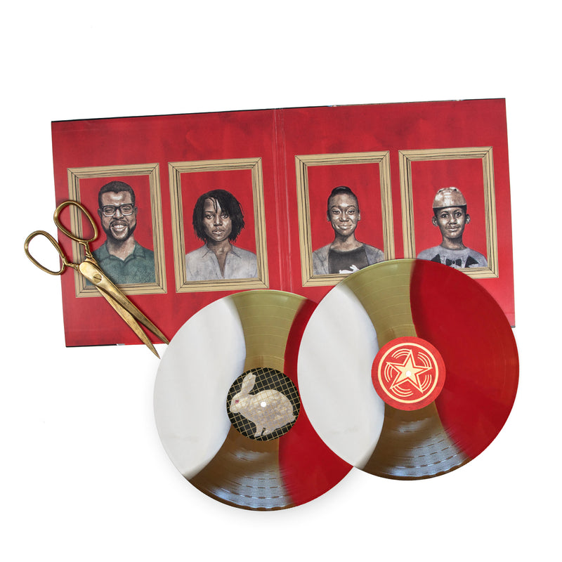 Load image into Gallery viewer, Michael Abels - Us Soundtrack 2LP (White Gold Red Stripe Vinyl)
